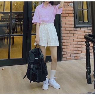 Quầ short buộc eo
