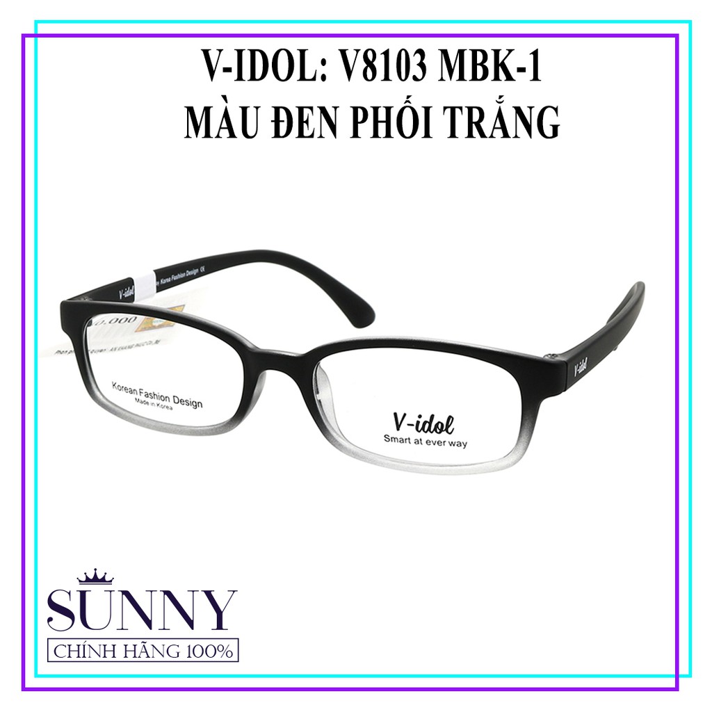 Gọng kính chính hãng V-idol V8103 màu sắc thời trang, thiết kế dễ đeo bảo vệ mắt