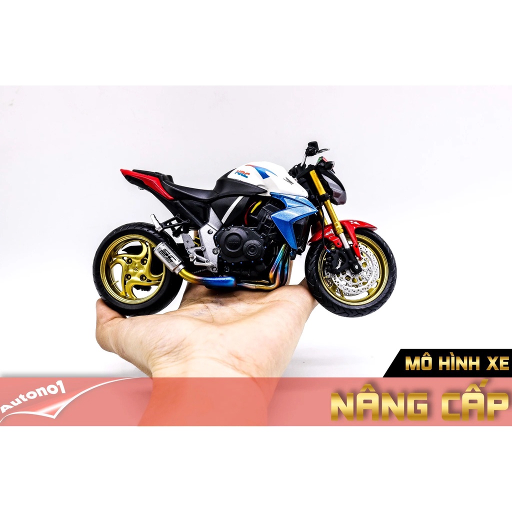 MÔ HÌNH XE HONDA CB 1000R ĐỘ HRC - PÔ SC AUTONO1 D140