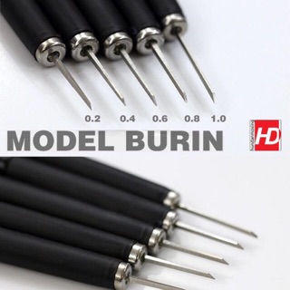 [New] Dụng Cụ Mod: Bộ Que Kẻ Lằn Đen Model Burin HD (0.2-0.4-0.6-0.8-1.0-2.0-3.0-4.0mm)