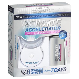 Máy làm trắng răng White Glo White Accelerator Blue Light Teeth Whitening System