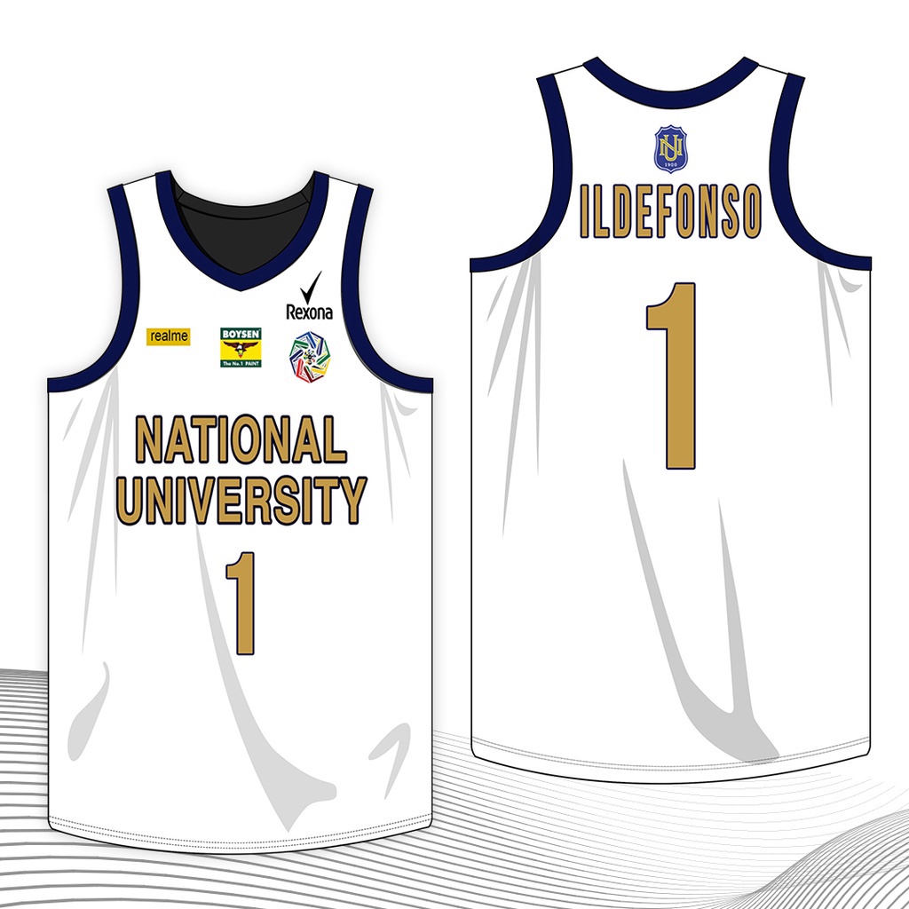 Áo Bóng Rổ NU Bulldogs Đại Học Quốc Gia UAAP NU Full Sublimated (TOP) - Ildefonso