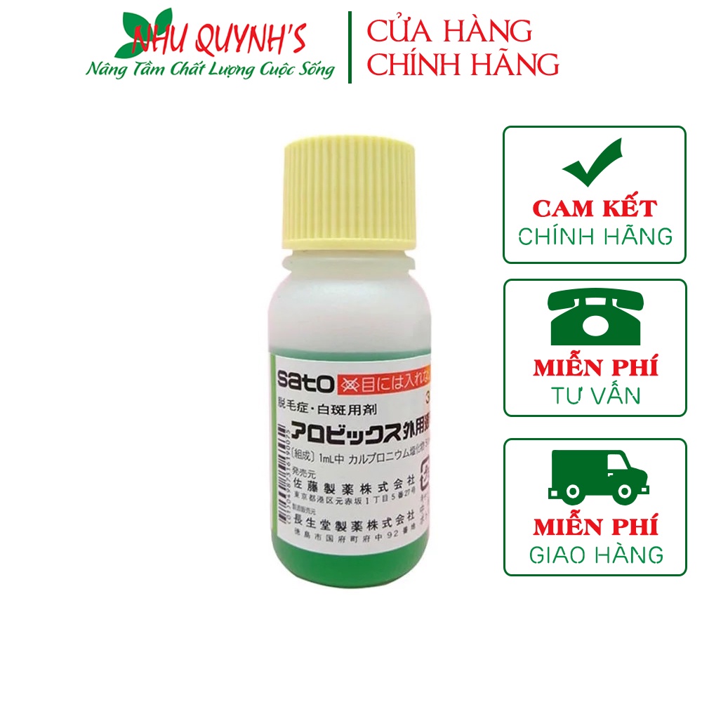 Tinh chất thảo dược kích thích mọc tóc Sato Arovics Nhật Bản 30ml