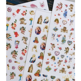 Sticker Nails 3D Thiên Thần - Hình Dán Móng Tay