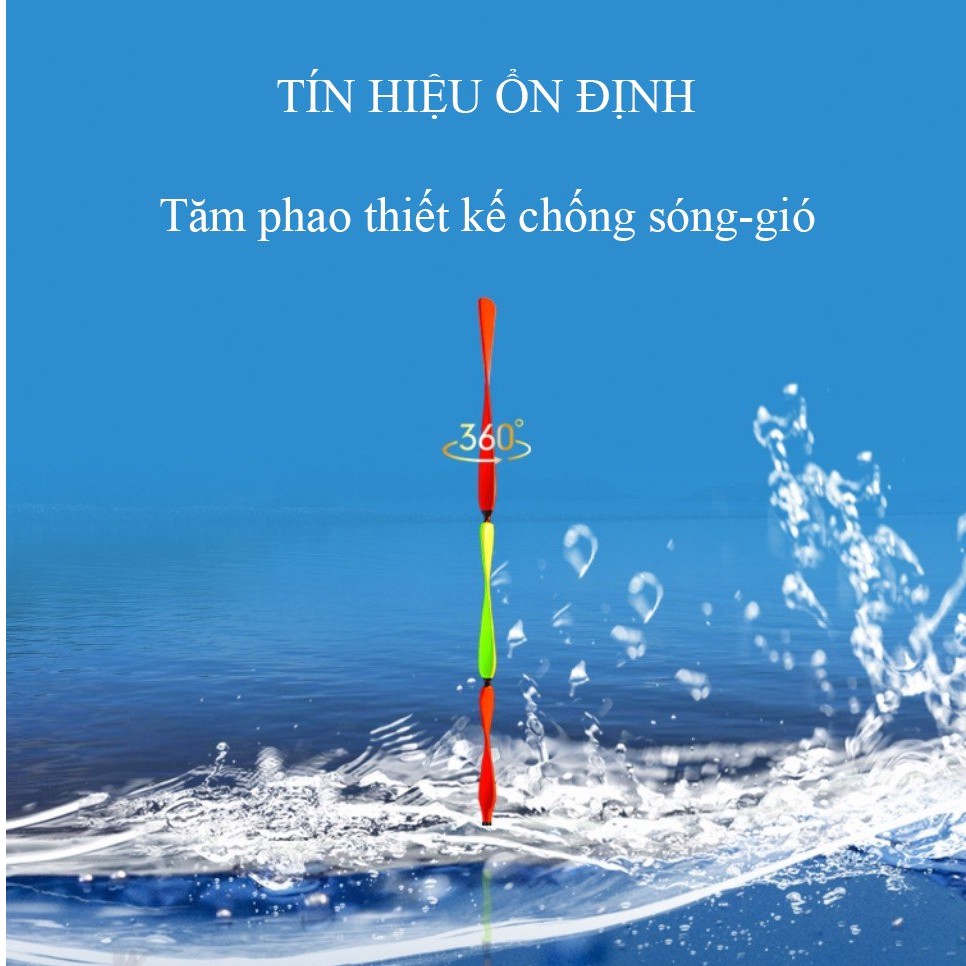 Phao Câu Đài Chuyên Câu Diếc Chép, Phao Cỏ Tăm Xoắn, Đầu Tăm To Tiểu Phượng Hoàng Mã R5 - VietFish