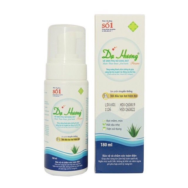 Vệ sinh phụ nữ Dạ hương Foam bọt 180ml