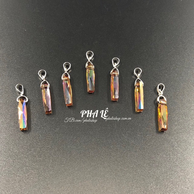 Mặt Dây Chuyền Pha Lê Swarovski Hình Trụ Cột S20mm