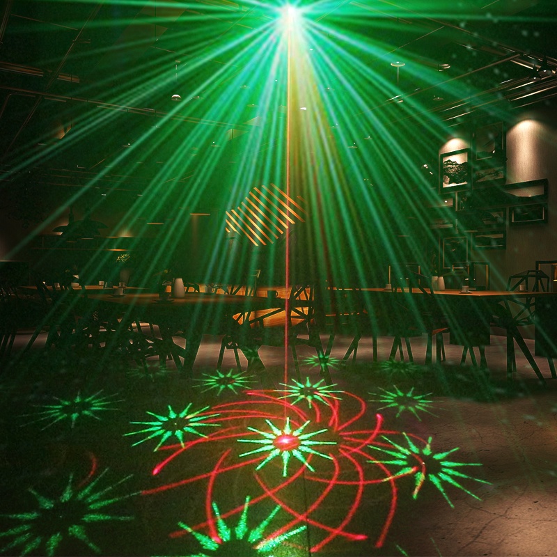 Đèn chớp Led Laser 60 trong 1 đèn sân khấu vũ trường phòng karaoke KTV