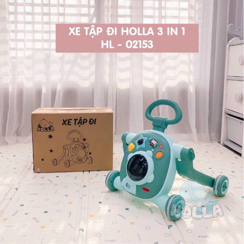 Xe Tập Đi Kiêm Xe Chòi Chân Và Scooter Đa Năng 3in1 Holla HL-02153 Cho Bé