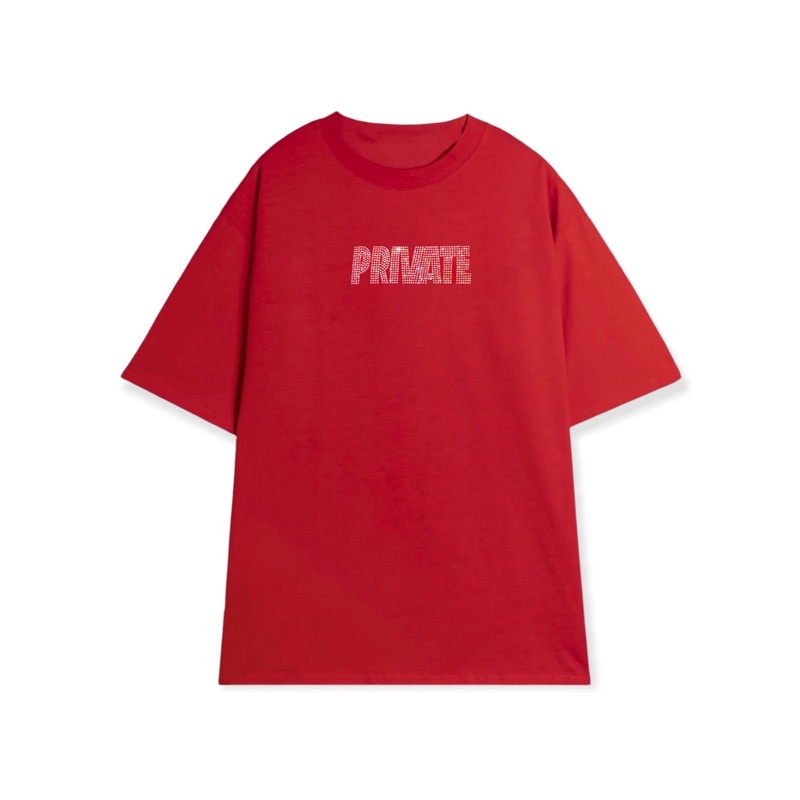 Áo thun đính đá Private Red [CÓ HỘP]