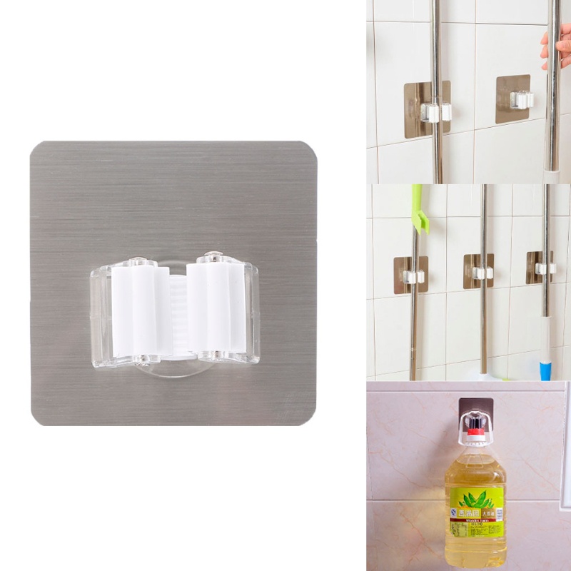 Giá Đỡ Cây Lau Nhà Tự Dính Gắn Tường Tiện Dụng