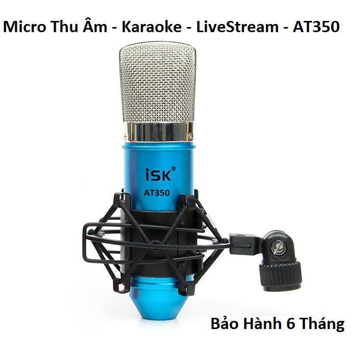 Micro Live Stream AT 350 - Micro Thu Âm, Livestream, Bán Hàng Online Bảo Hành 6 Tháng