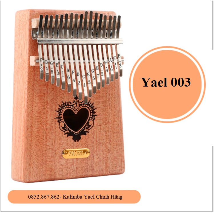 Đàn kalimba 17 phím YAEL -Cao cấp đủ phụ kiện âm vang phím chuẩn đủ mẫu YAEL0215-IM20