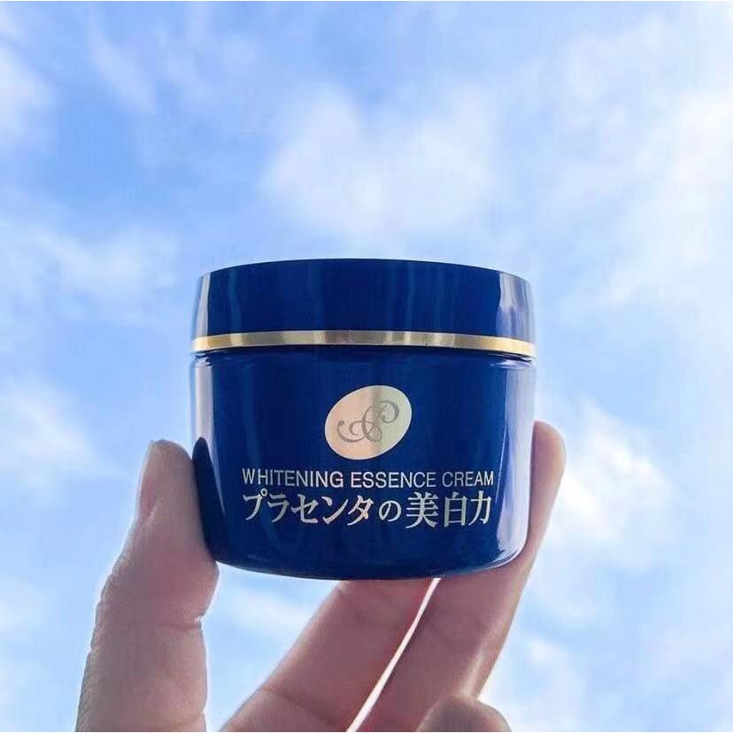 KEM DƯỠNG TRẮNG DA NGỪA LÃO HÓA MEISHOKU PLACENTA WHITENING ESSENCE CREAM 55G