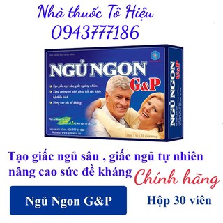 Ngủ Ngon G&P | Giúp dưỡng tâm an thần, tạo giấc ngủ sâu | Ngủ Ngon GP