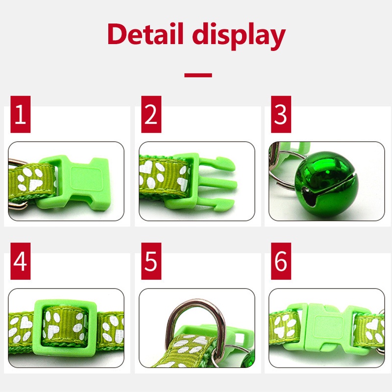 Vòng cổ 20 màu sắc tùy chọn dành cho thú cưng 19-32cm