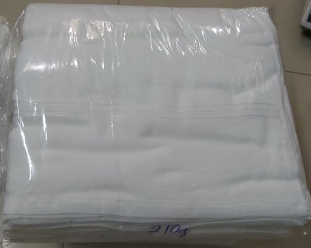 Khăn Tắm Khách Sạn Nhà Nghỉ homestay kt 60x120,100%cotton cực kì thấm hút nặng 210g