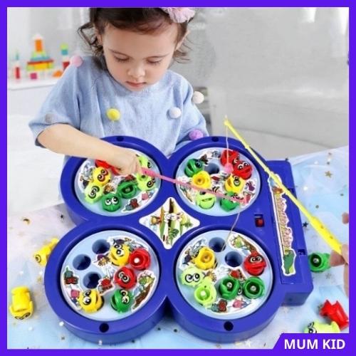 Đồ Chơi Câu Cá 4 Hồ, 4 Cần Câu Nam Châm Có Nhạc Cho Bé, Đồ Chơi Trẻ Em Thông Minh Và Sáng Tạo MUMKID 30