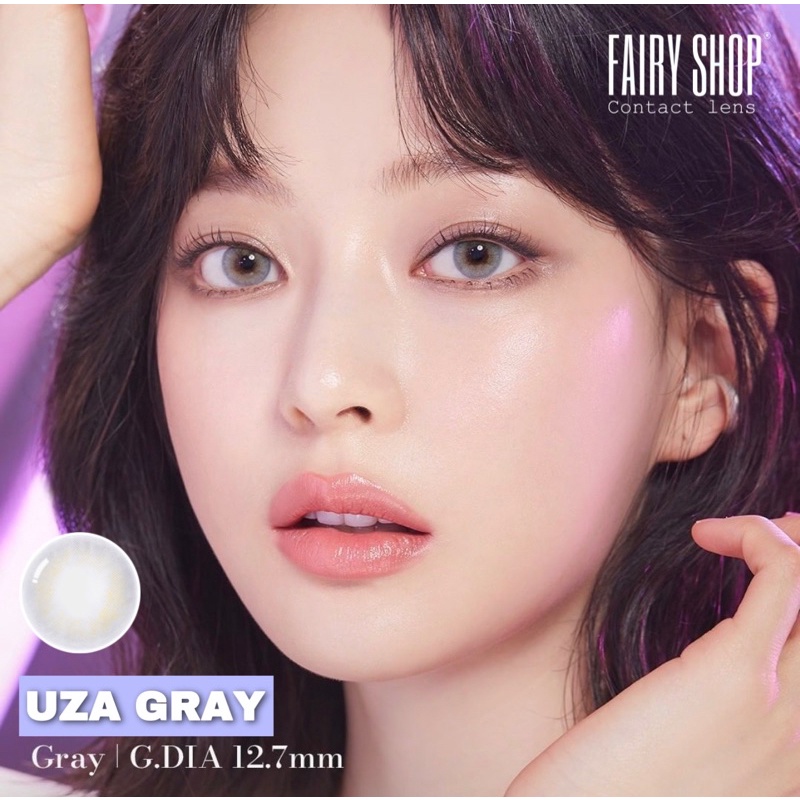 Kính Áp Tròng Cao Cấp UZA GRAY Lens 14.0mm - Kính Áp Tròng FAIRY SHOP CONTACT LENS