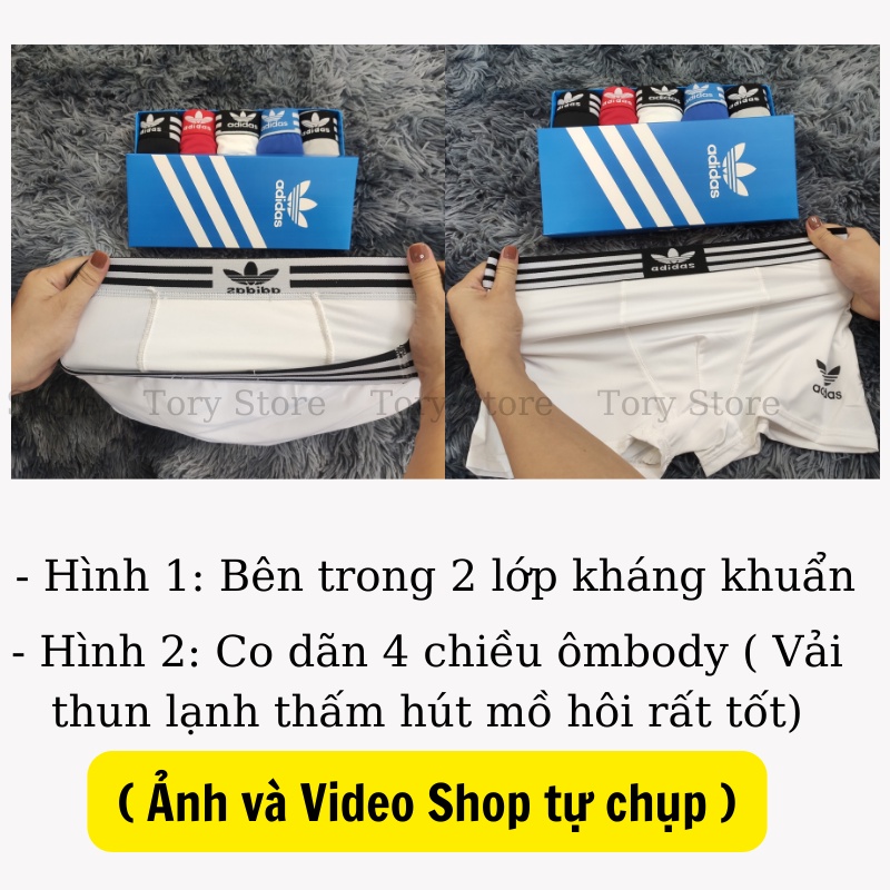Quần lót nam thun lạnh kiểu dáng boxer đẹp quần sịp nam đùi mềm mại co dãn thoải mái DAS03