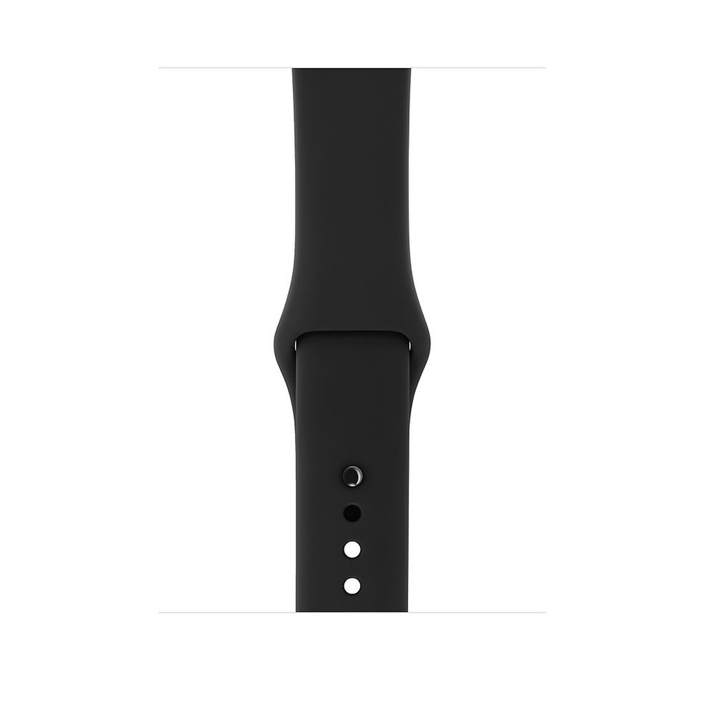 Đồng Hồ Thông Minh Apple Watch Series 4 GPS + Cellular, 44mm Aluminum Case with Black Sport Band - Hàng nhập khẩu