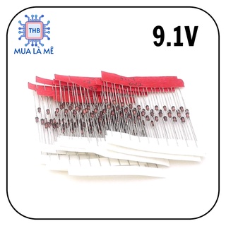 Diode zener 1W 9.1V 1N4739A (10c)