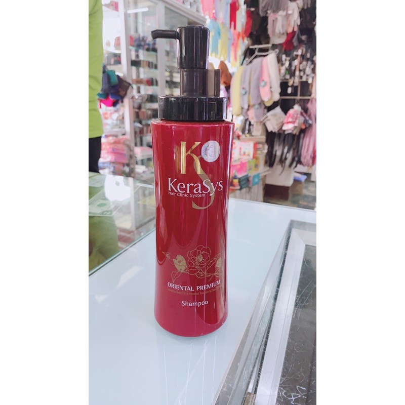 Dầu gội dầu xã Kerasys đỏ oriental premium 600ml