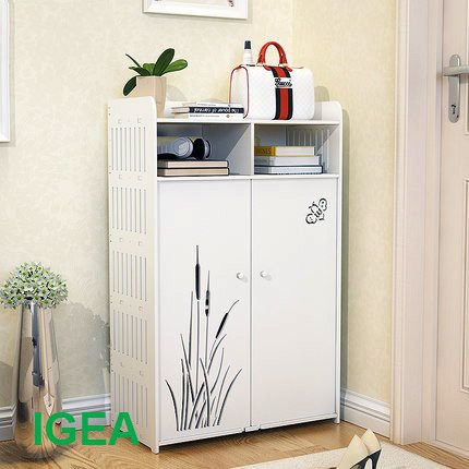 ⛔Ảnh Thực Tế⛔ Tủ Giày Cao Cấp Thiết Kế Đứng - Kệ Giày Thông Minh Gỗ Nhựa PVC IG359