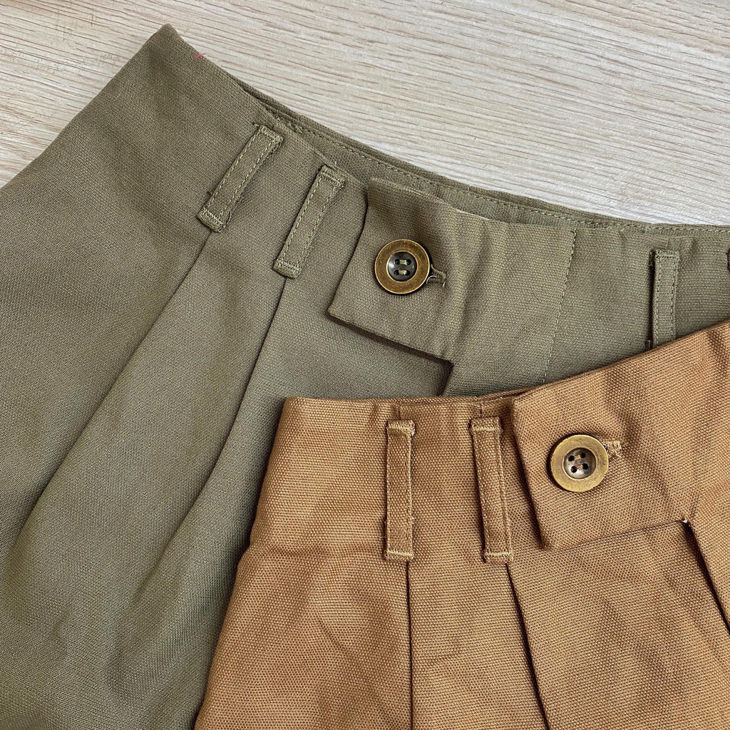 Quần shorts trơn hai màu | Boli shorts | Secodee