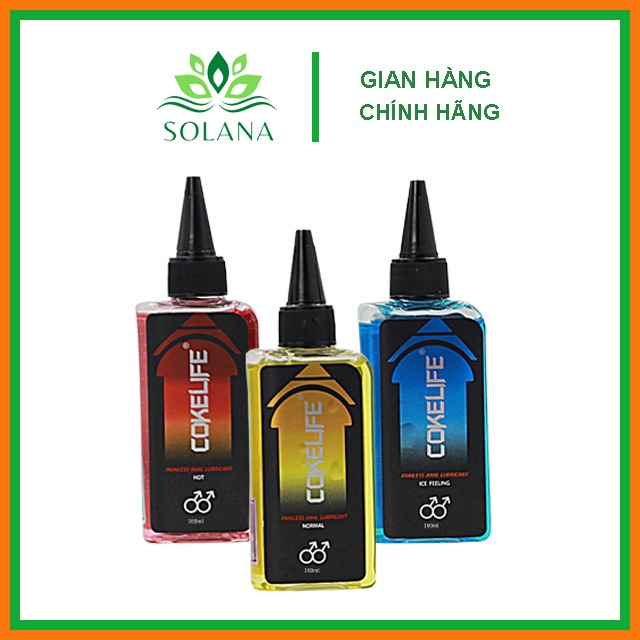 Gel Bôi Trơn Cokelife Superman Xanh Mát Lạnh, Đỏ Nóng Ấm, Vàng Làm Dịu gel gốc nước 85ml SOLANA