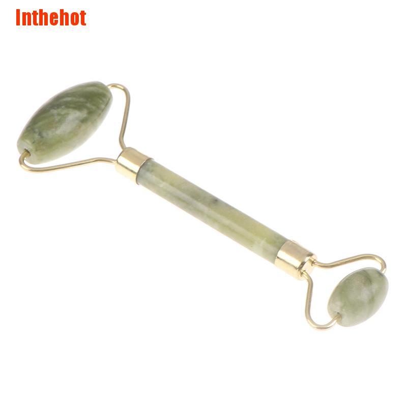 Bộ Sản Phẩm Massage Bao Gồm Cây Lăn Và Đá Ngọc Bích Giúp Thư Giãn Hiệu Quả