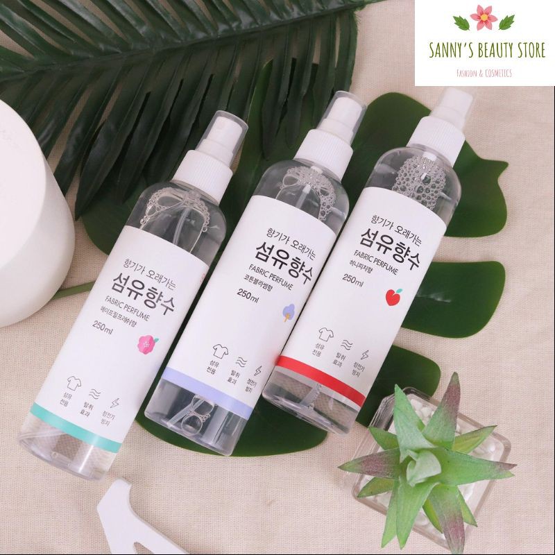 Xịt Thơm Quần Áo 🌸 FREESHIP 🌸 Nước Hoa Quần Áo Hàn Quốc Fabric Perfume 250ml (3 mùi) | BigBuy360 - bigbuy360.vn
