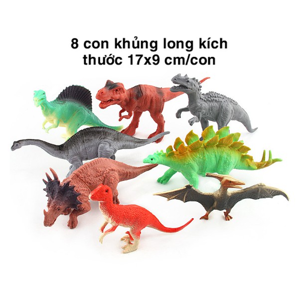 Đồ Chơi Mô Hình 20 Con Khủng Long Loại Đẹp Cho Bé