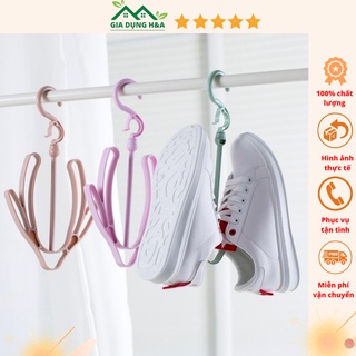 Móc treo đồ,móc phơi giày treo giày dép 2 nhánh tiện ích