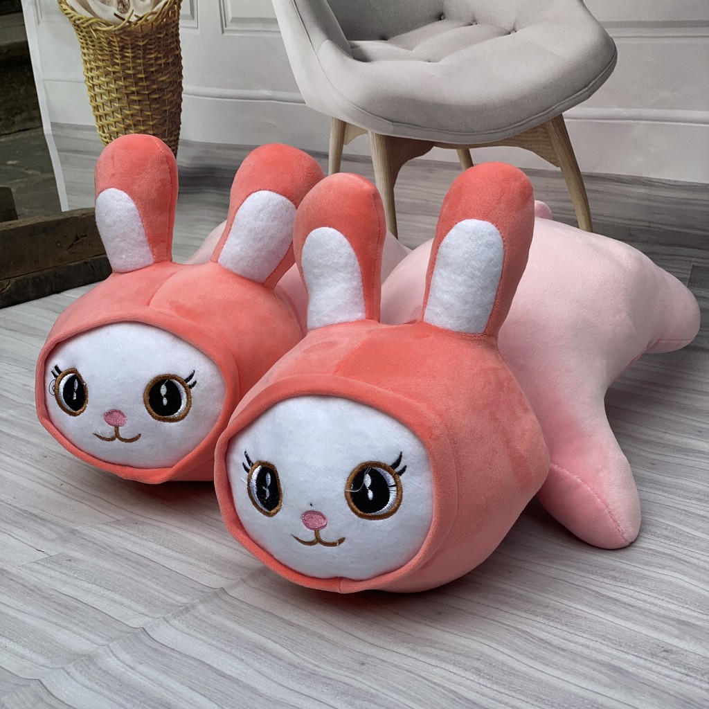 Gấu bông Thỏ nằm cosplay vô cùng đáng yêuuuu 🥰🥰🥰 | BigBuy360 - bigbuy360.vn