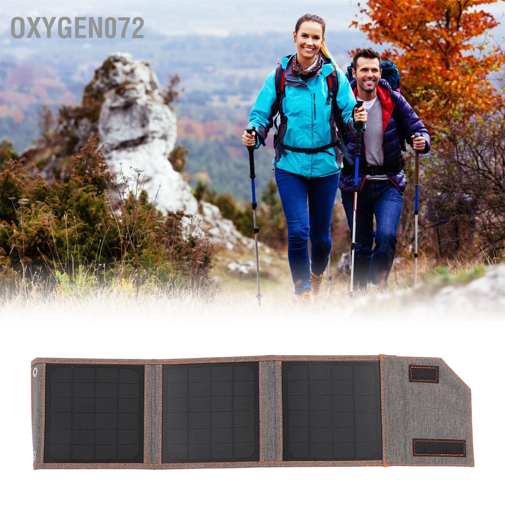 Tấm Sạc Pin Năng Lượng Mặt Trời Monocrystalline USB 10W 5V Gấp Gọn Được Cho Hoạt Động Ngoài Trời