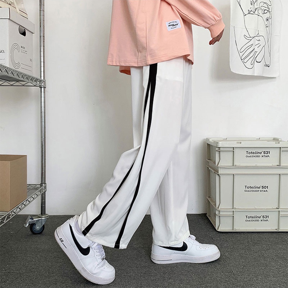 Quần Culottes Ống Rộng Phối Viền Sọc STYLE MARVEN - JOGGER NAM 001C