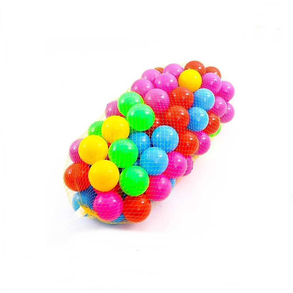 Túi 100 quả bóng nhựa Việt Nam đường kính 5.5 cm màu Pastel cực đẹp