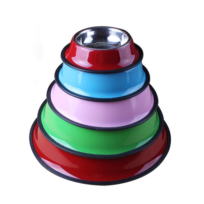Bát Đựng Thức Ăn Cho Thú Cưng Bằng Thép Không Gỉ Tiện Dụng