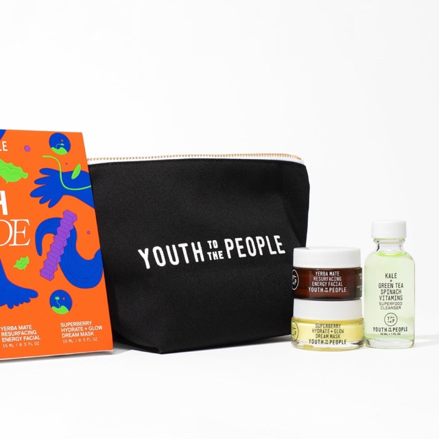 Set dưỡng da superfood YOUTH TO THE PEOPLE With Prides Mini Kit