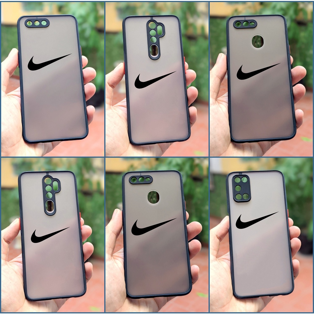 Ốp Lưng Viền Dẻo, Hình Nike, Bảo Vệ Camera OPPO A3s, A5, A12e, A5s, A7, A12, A5 2020, A9 2020, A52, A92
