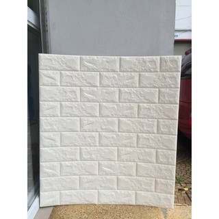 Combo 12 tấm xốp giả gạch màu trắng giá 456k