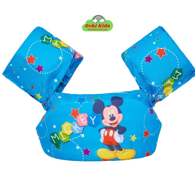 Phao bơi cho bé, phao tập bơi đỡ tay và ngực liền thân bé trai gái, áo phao trẻ em Ochi Kids