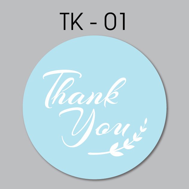 Tem thank you sticker siêu xinh