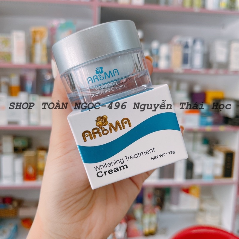 Kem Dưỡng Trắng Aroma Whitening Treatment Cream 18G