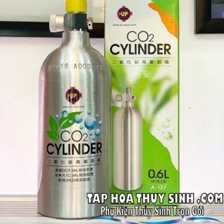 BÌNH  nhôm Upaqua 0.6L lùn cho hồ nano