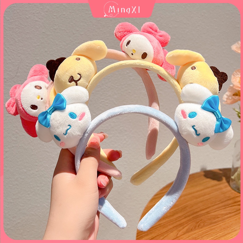 Băng Đô Cài Tóc Rửa Mặt Họa Tiết Hoạt Hình Chó Yugui Thời Trang Hàn Quốc Cho Nữ