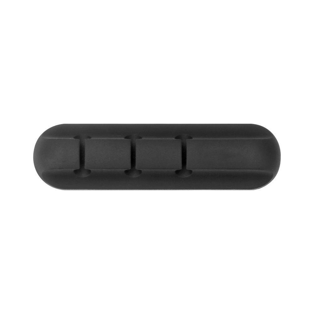 Giá Đỡ Cáp Sạc USB Bằng Silicon Màu Đen Tiện Dụng