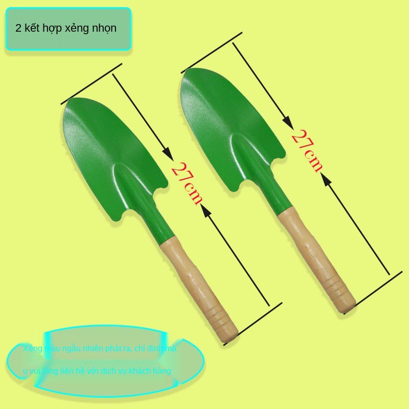 ▦▣Bé chơi với dụng cụ xúc cát, bộ xẻng nhỏ, đồ trẻ em đi biển, đào xới cát ngoài trời, làm vườn cho trai