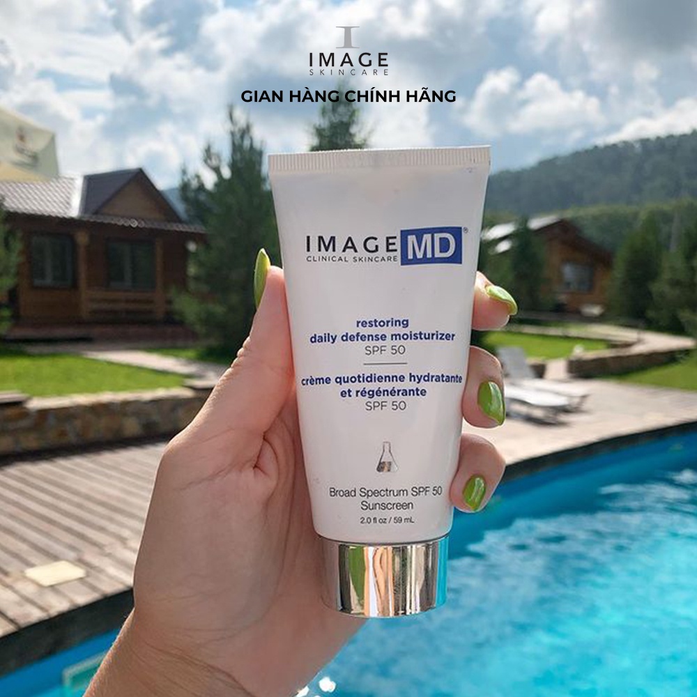 Kem chống nắng chống lão hóa da Image Skincare MD Restoring Daily Defense Moisturizer SPF 50+ 50ml